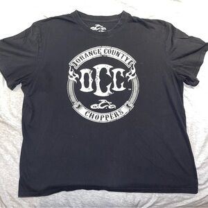 Orange county choppers big logo black t shirt sz  xxl​